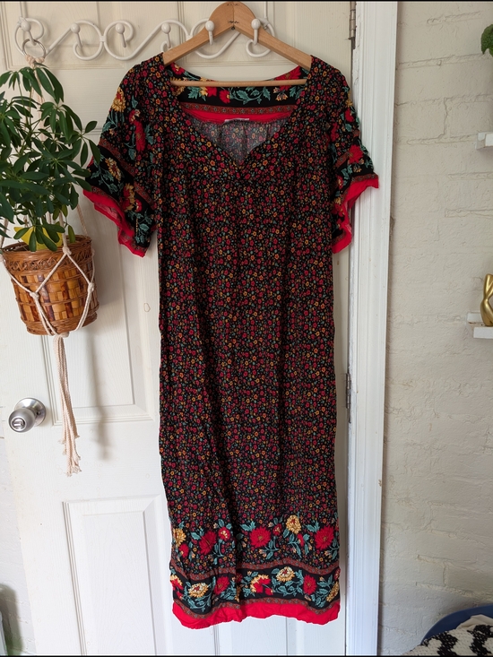 Ekouaer Dresses & Skirts - Ekouaer Colorful Floral Maxi Dress Muumuu with Pockets 2XL